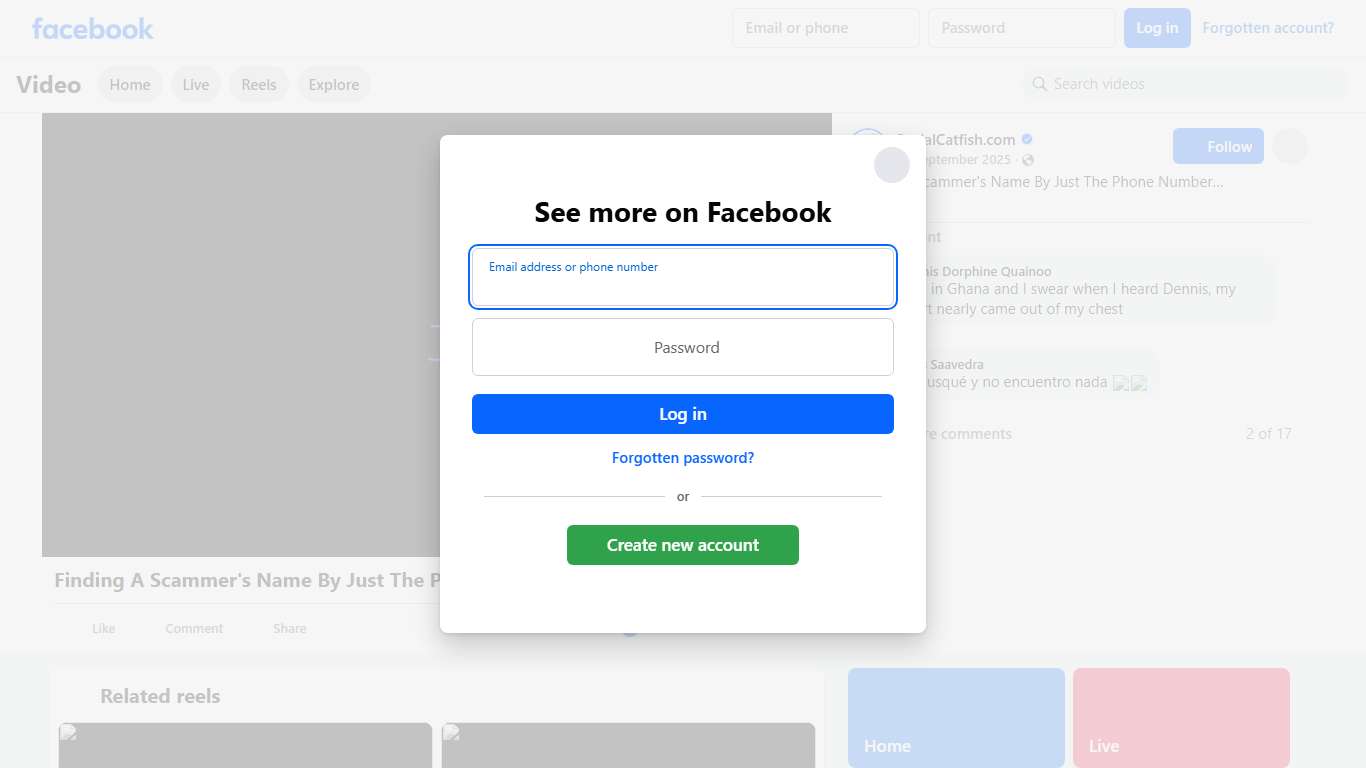 Finding A Scammer's Name By Just The Phone Number ⚒️ Use our tools today! 👉 https://scfme.co/searchtools 🔎 Hire a search specialist 👉 https://scfme.co/investigate 📌 Follow @SocialCatfish for more tips, red flags & scam alerts. • • • • #phone #name #search #scammer #socialcatfish SocialCatfish.com Facebook